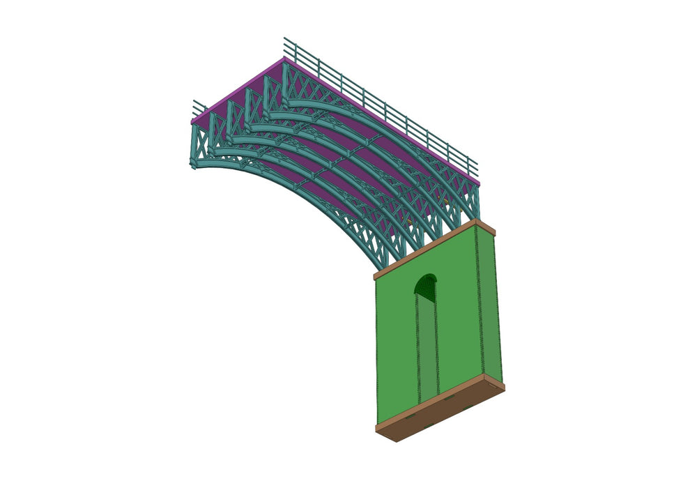 OO Gauge Laser-Cut Viaduct Single Inner Arch Kit