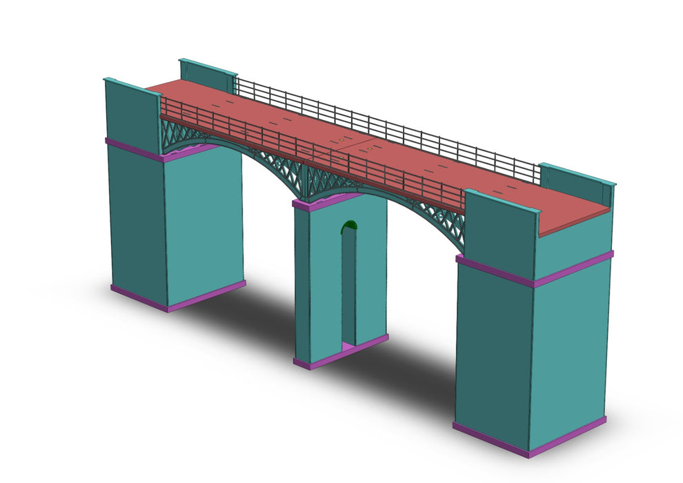 TT:120 Scale Laser-Cut Viaduct Outer Twin Arch Kit