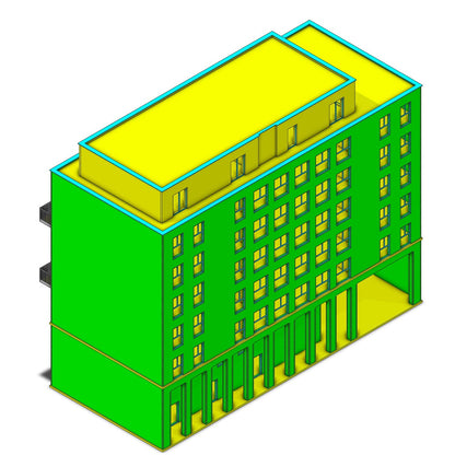 PJM Models OO gauge Watford Marri St flats laser-cut kit