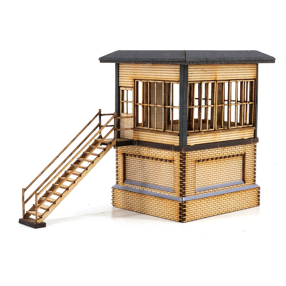 PJM Models OO gauge Crewe North A signalbox laser-cut kit