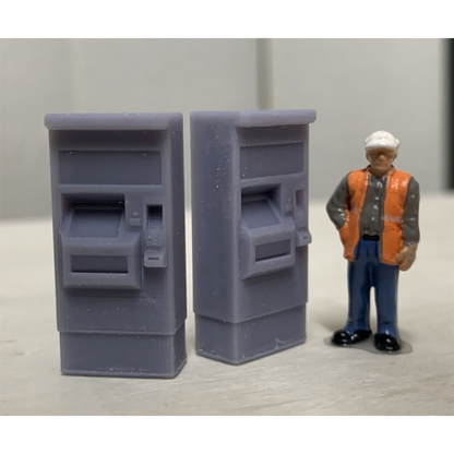 Rusty Rails OO Gauge Ticket Machines 3 pack