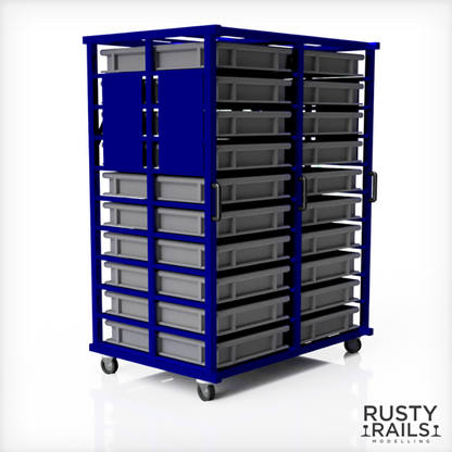 Rusty Rails OO Gauge Storage Rack