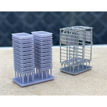 Rusty Rails OO Gauge Storage Rack