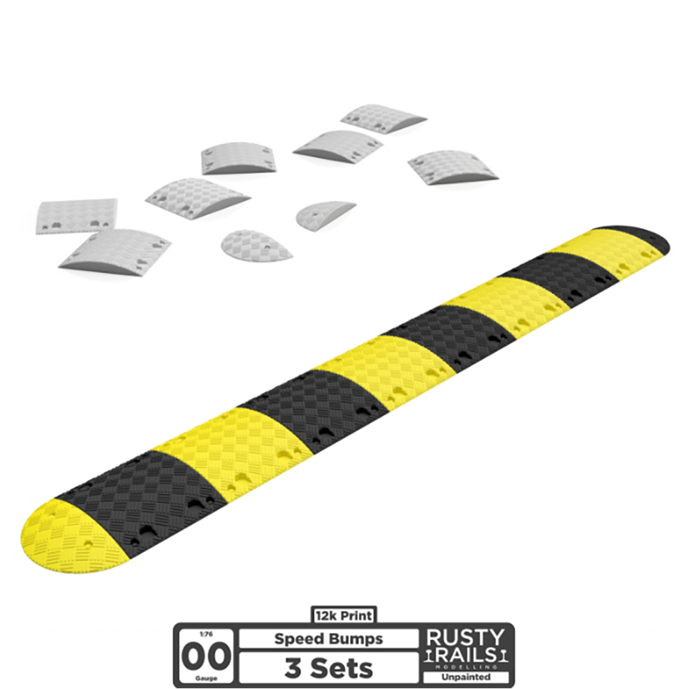 Rusty Rails OO Gauge Speed Bumps 3 pack – Key Publishing Ltd