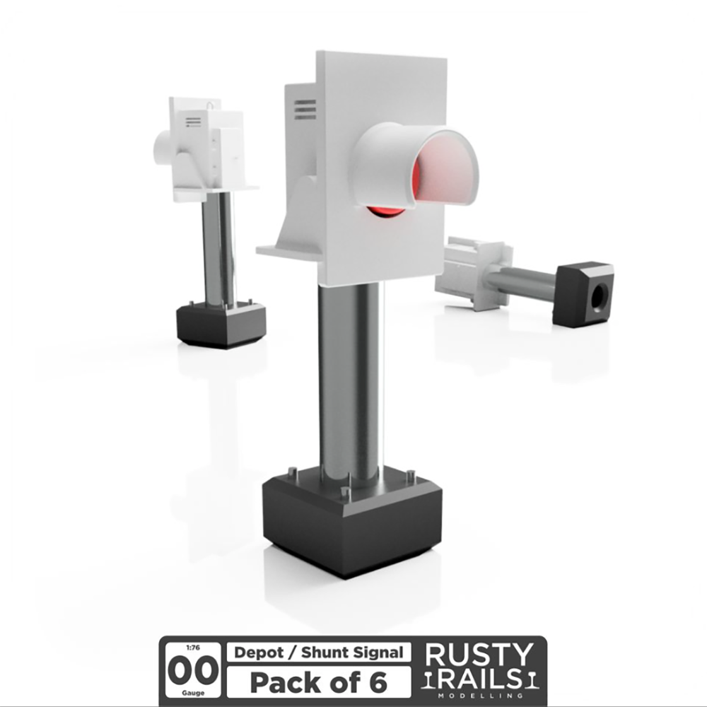 Rusty Rails OO Gauge Depot Signals 6 pack
