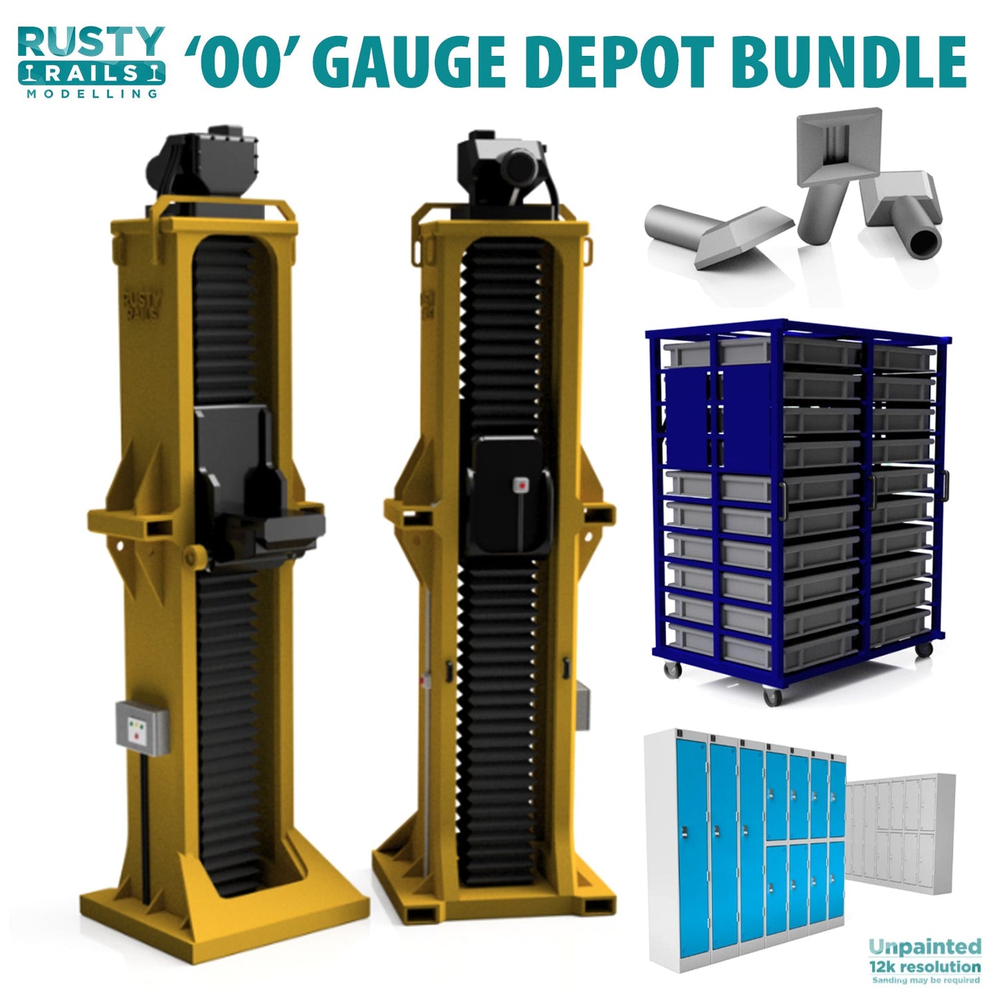 GBRf Depot OO gauge Interior Accessory bundle pack