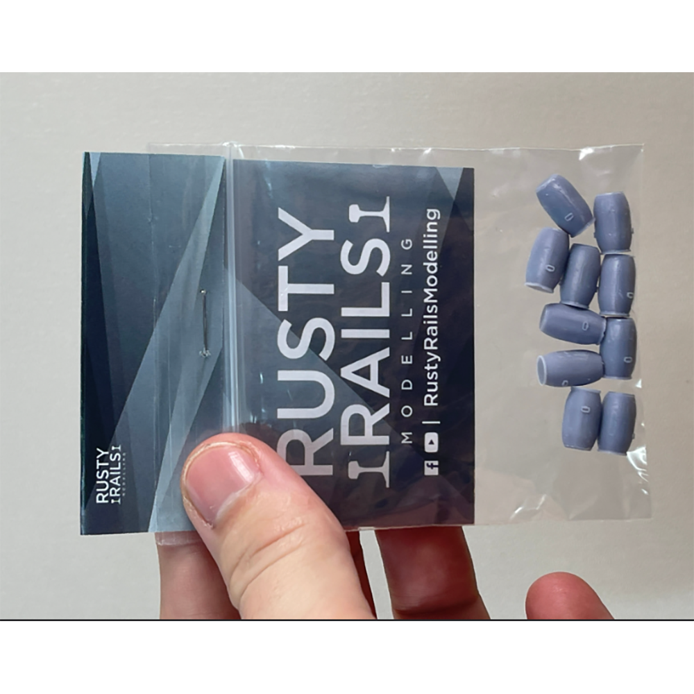 Rusty Rails OO Gauge Chemical Drums 10 pack