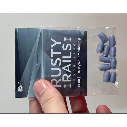 Rusty Rails OO Gauge Chemical Drums 10 pack