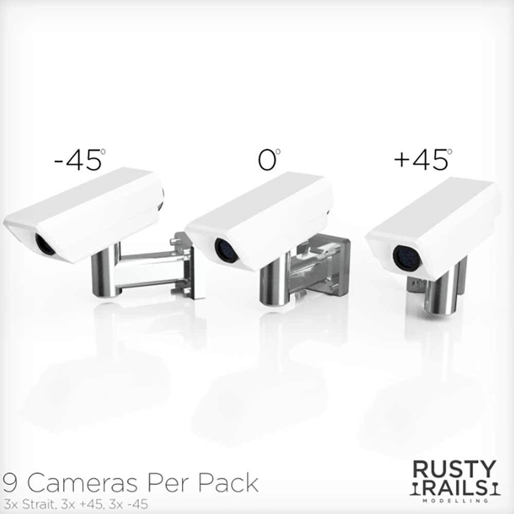 Rusty Rails OO Gauge CCTV Cameras 9 pack – Key Publishing Ltd