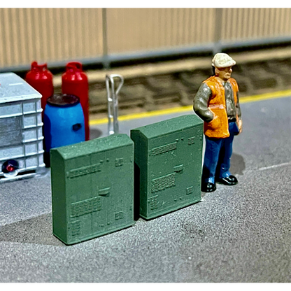 Rusty Rails OO Gauge Broadband Cabinets  5 pack