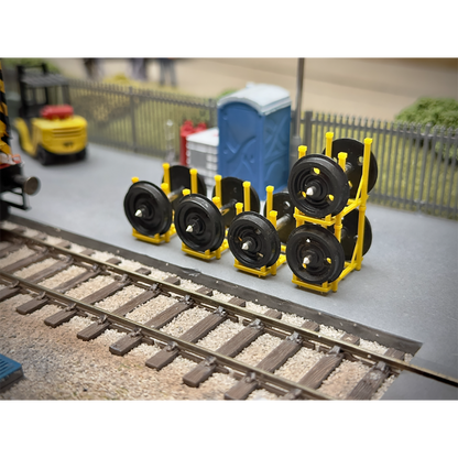 Rusty Rails OO Gauge Axle Stands 5 Pack