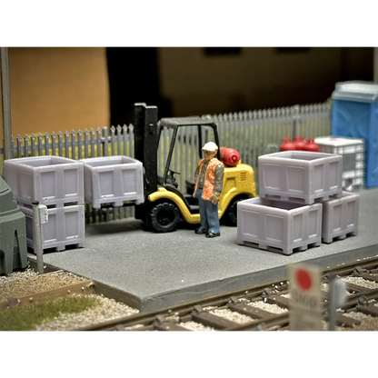 Rusty Rails OO Gauge Pallet Boxes 6 pack