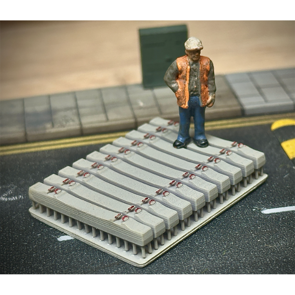 Rusty Rails OO Gauge Concrete Sleepers 20 pack