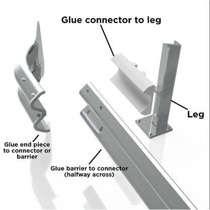 Rusty Rails OO Gauge Crash Barriers