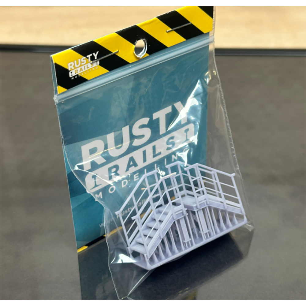 Rusty Rails OO Gauge Access Steps