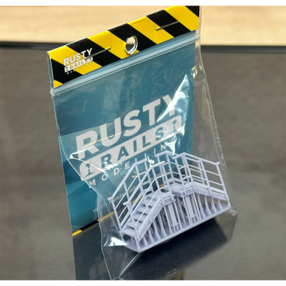 Rusty Rails OO Gauge Access Steps