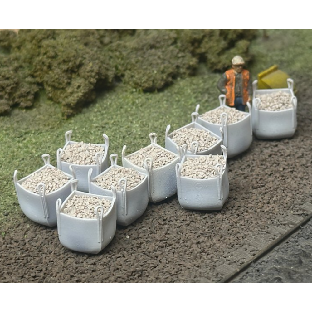 Rusty Rails OO Gauge One Tonne Bags 9 Pack
