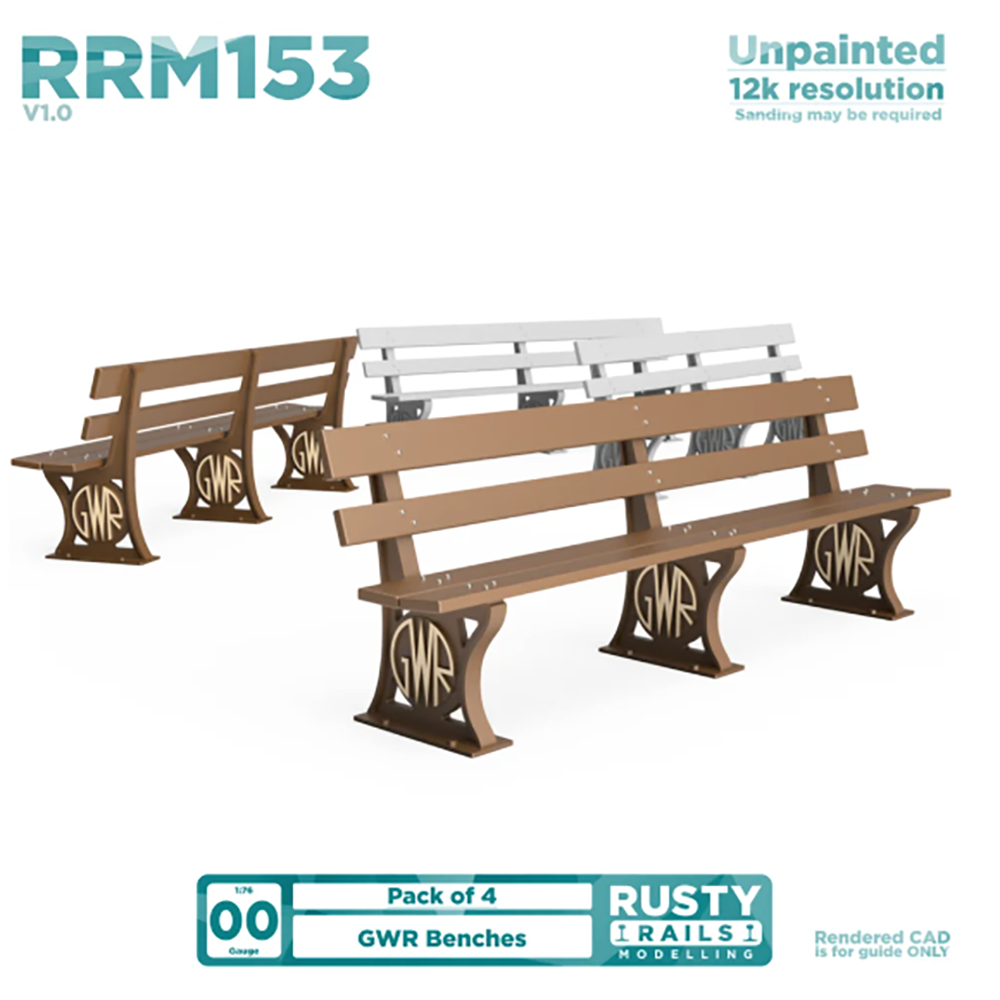 Rusty Rails OO Gauge GWR Bench