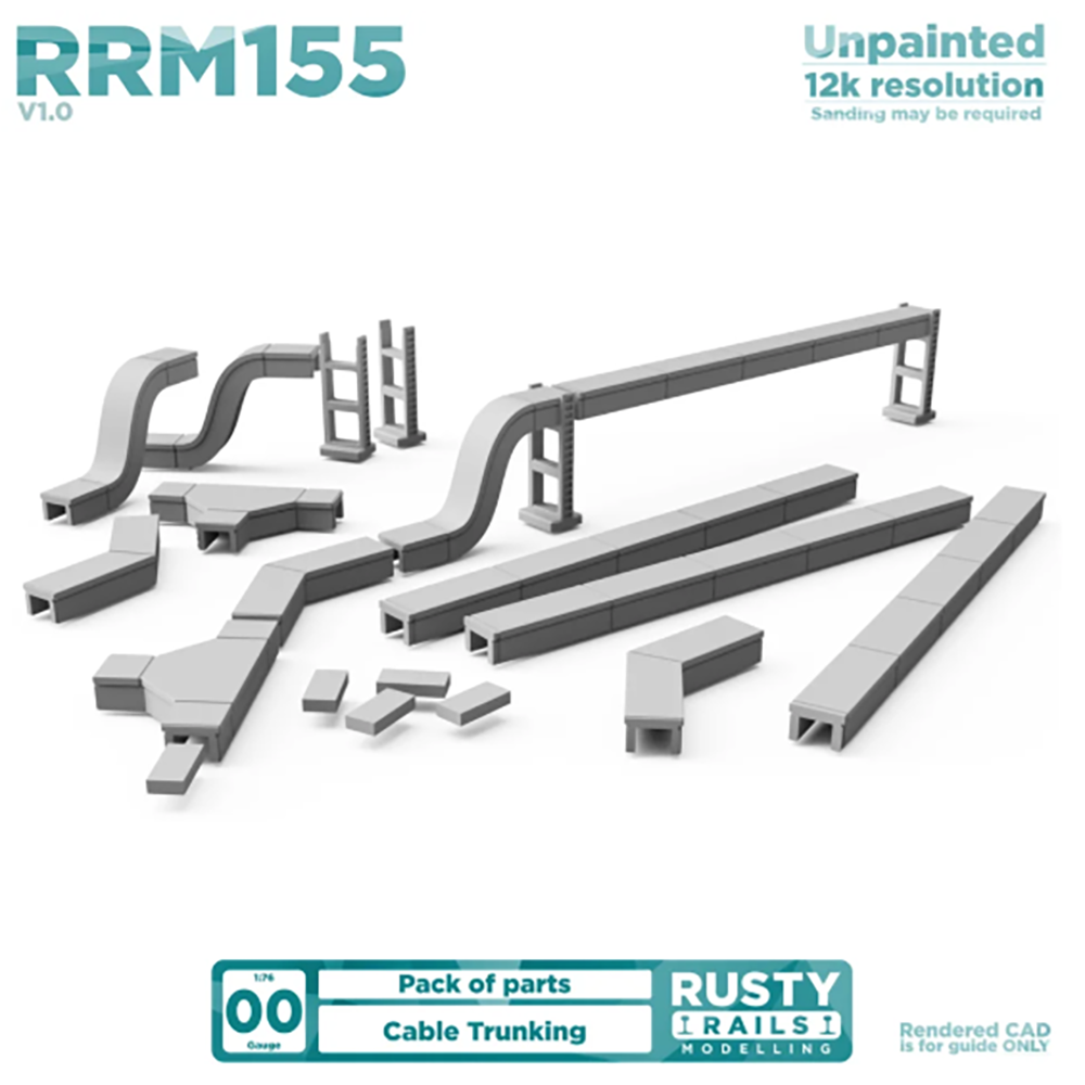 Rusty Rails OO Gauge Cable Trunking