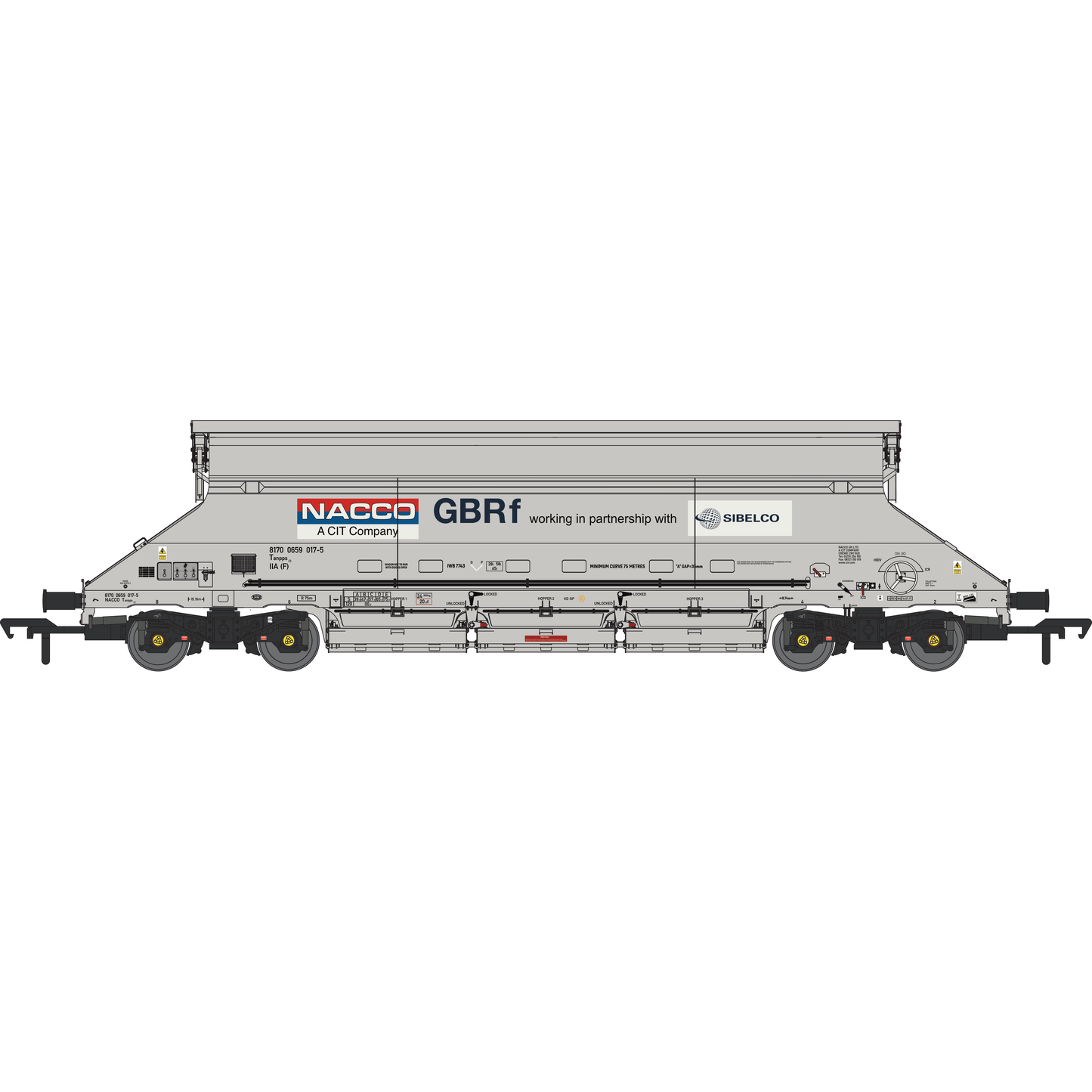 Revolution Trains NACCO IIA-F wagons for OO gauge