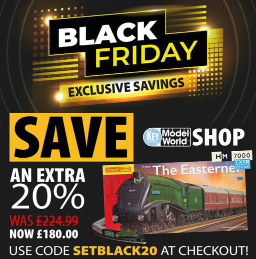 BLACK FRIDAY DEAL! Save 20% on Hornby TT:120 scale train sets until November 30 2024, 11:59pm