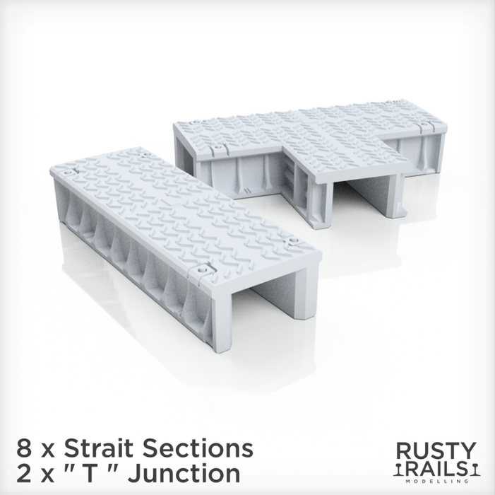 Rusty Rails OO Gauge Modern Cable Troughs