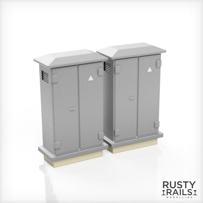 Rusty Rails OO Gauge Lineside Cabinets 6 pack