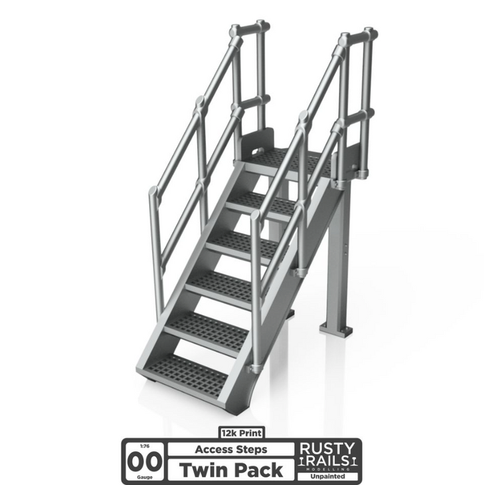 Rusty Rails OO Gauge Access Steps V1.5 2 Pack