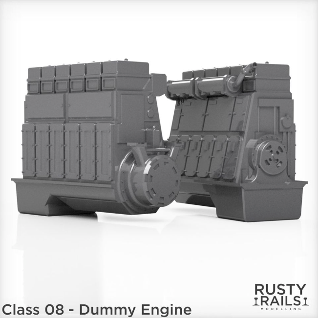 Rusty Rails OO Gauge Class 08 Engine