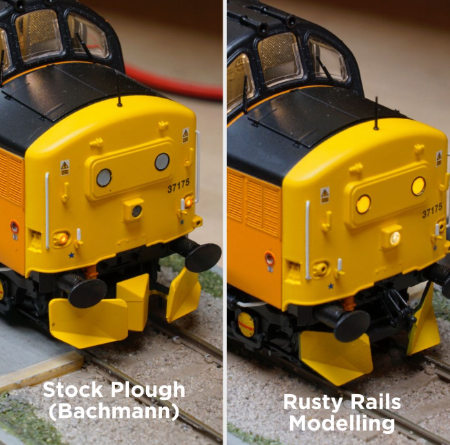 Rusty Rails OO Gauge Class 37 Ploughs V2 2 pack