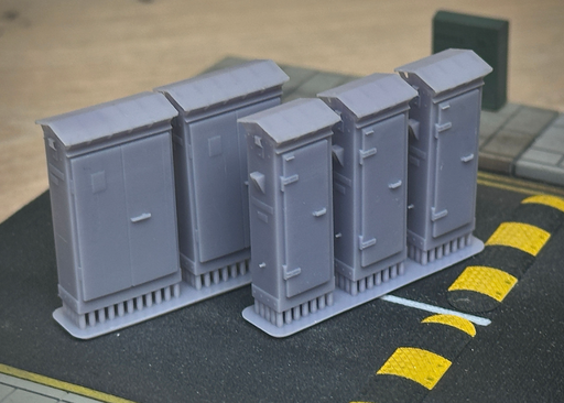 Rusty Rails Modelling lineside cabinets for OO gauge.