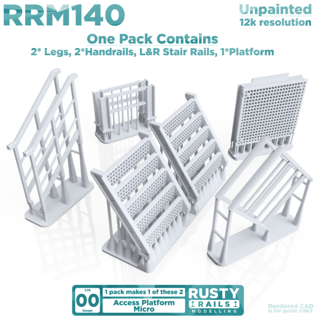 Rusty Rails OO Gauge Access Platform Micro