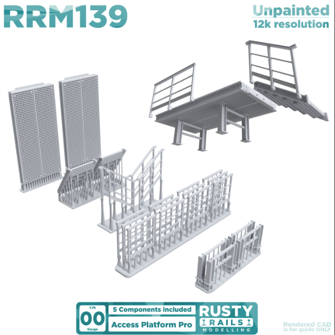Rusty Rails OO Gauge Access Platform Pro
