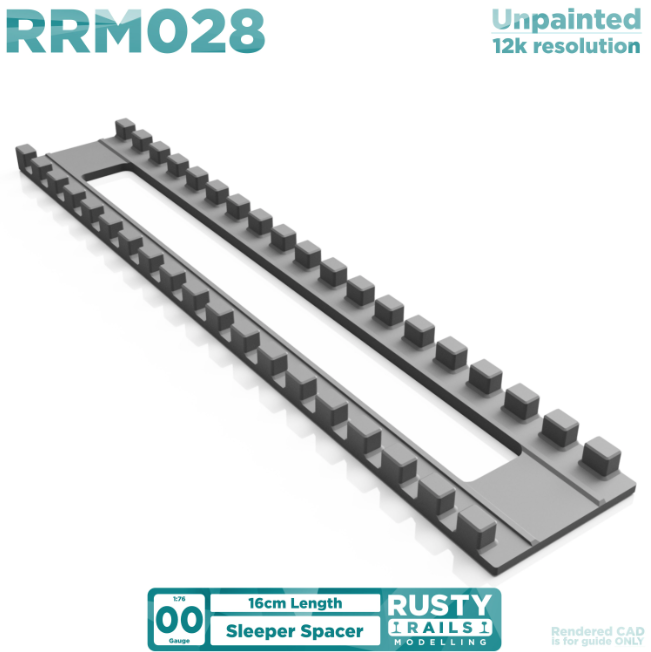 Rusty Rails OO Gauge Sleeper Spacer