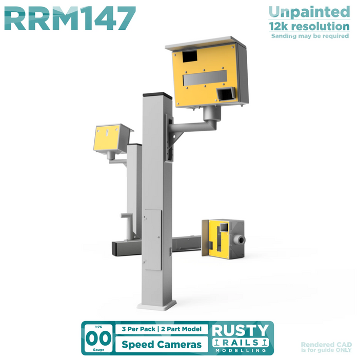 Rusty Rails OO Gauge Speed Camera (3 Pack)