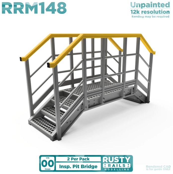 Rusty Rails OO Gauge Inspection Pit Bridge (2 pack)