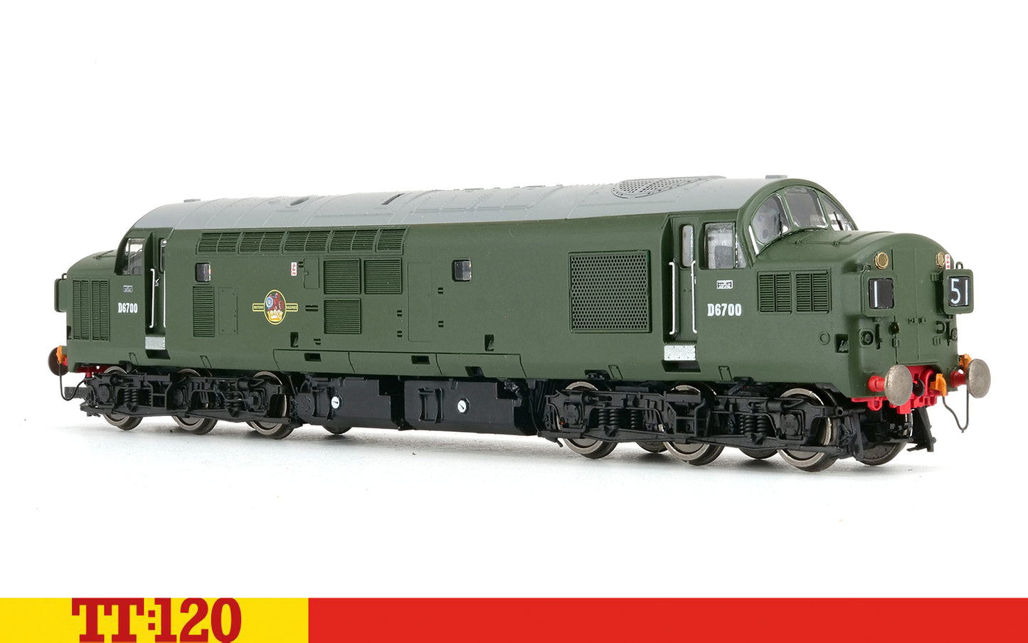 Hornby TT:120 Class 37 D6700 BR green - DCC ready