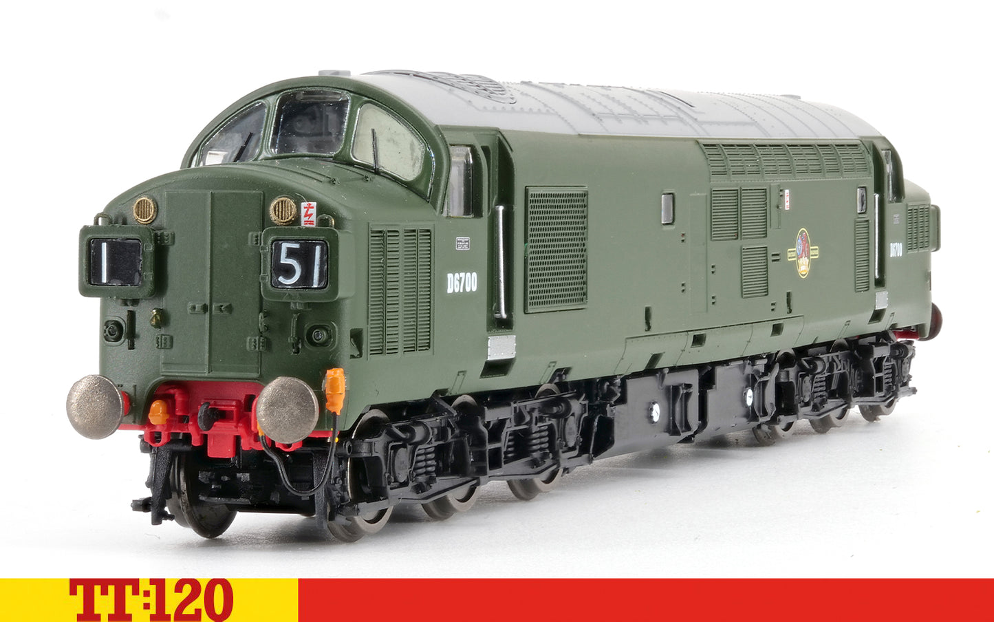 Hornby TT:120 Class 37 D6700 BR green - DCC ready