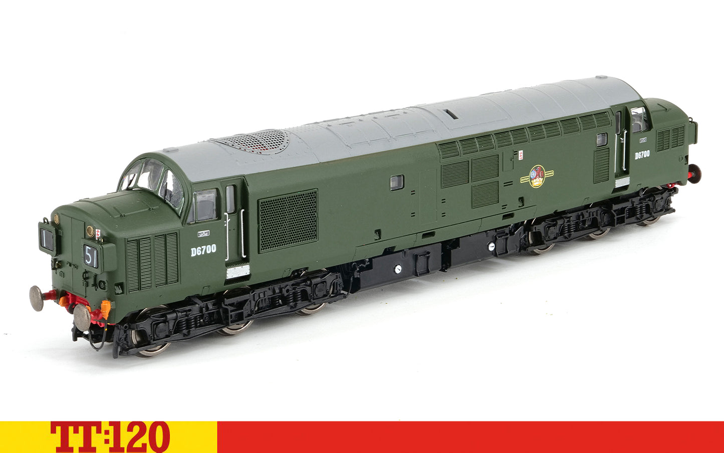 Hornby TT:120 Class 37 D6700 BR green - DCC ready
