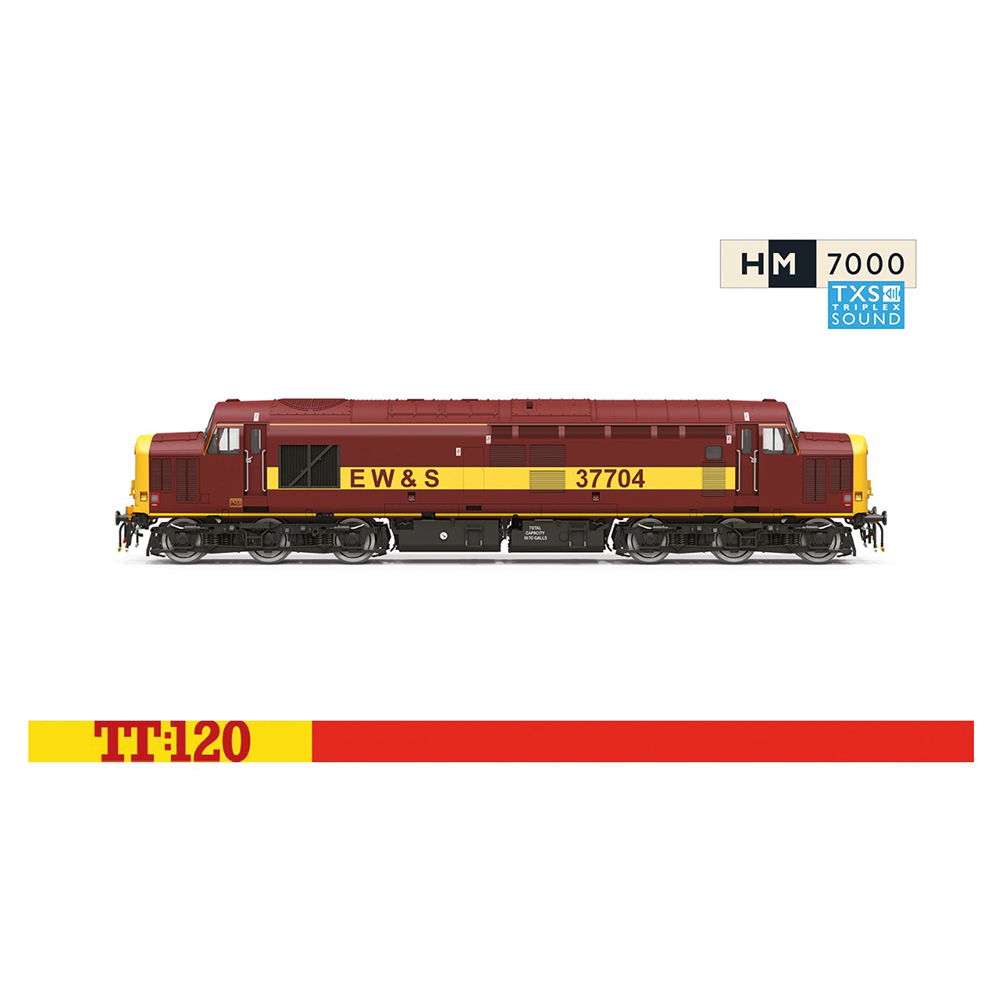 Pre-order Hornby TT:120 Class 37704 - Sound Fitted