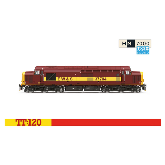 Pre-order Hornby TT:120 Class 37704 - Sound Fitted