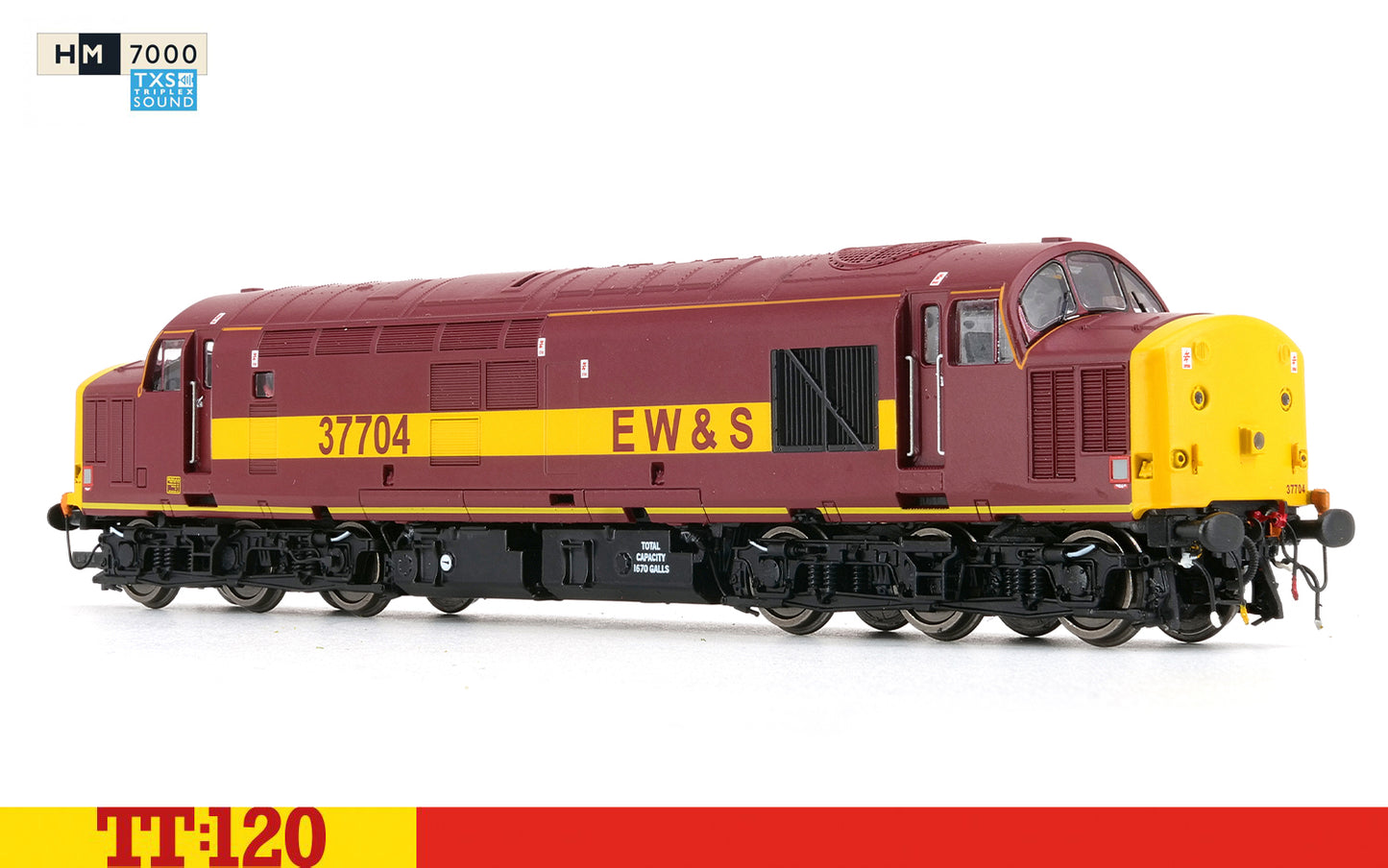Hornby TT:120 Class 37 37704 - Sound Fitted