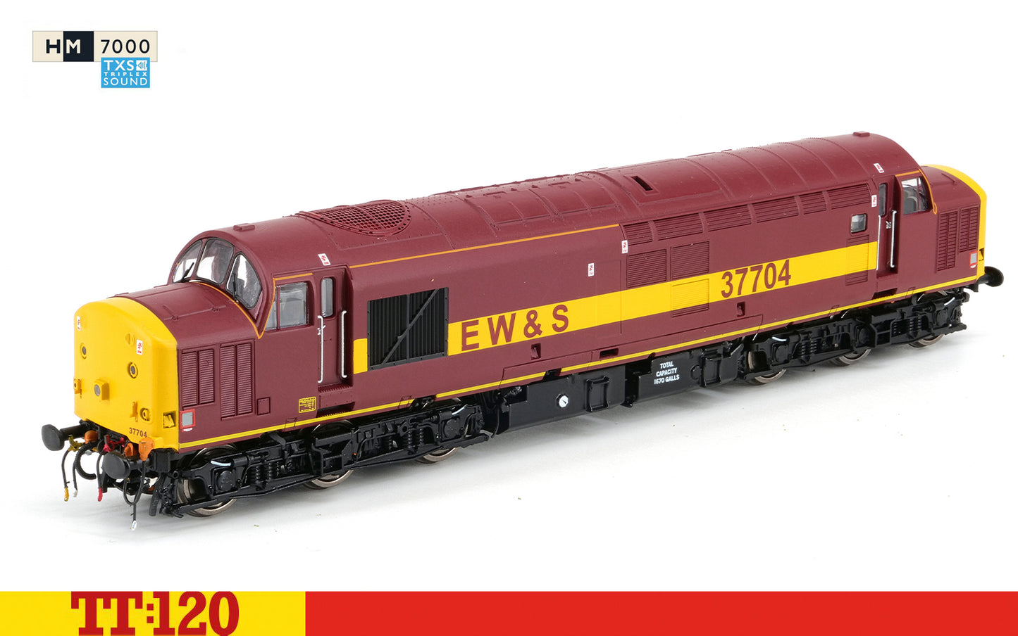 Hornby TT:120 Class 37 37704 - Sound Fitted