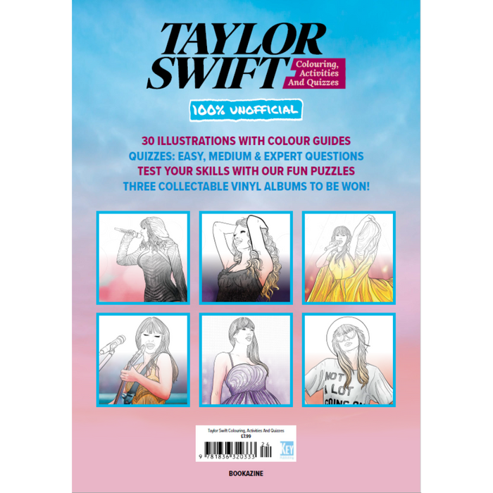 Taylor Swift (Colouring, Activities & Quizzes) Book