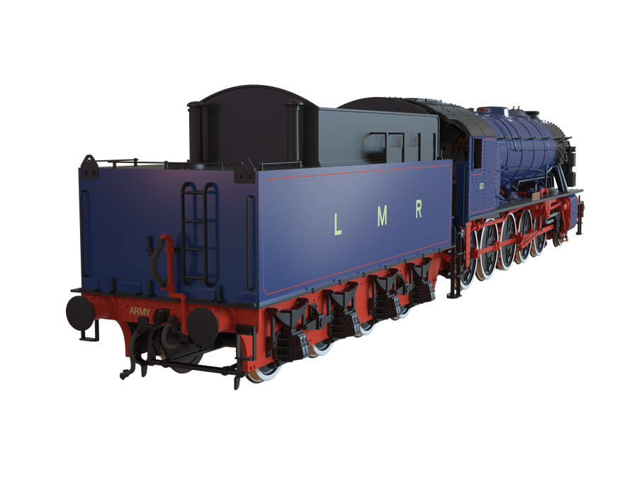 Pre Order WD 2-10-0 600 Gordon 1960s LMR Blue DCC Sound
