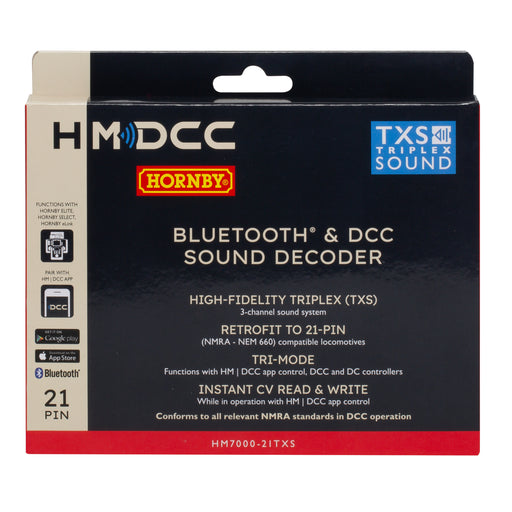 Hornby 21-pin Triplex Sound Bluetooth and DCC sound decoder.