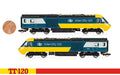 Hornby TT:120 scale Class 43 HST power cars.