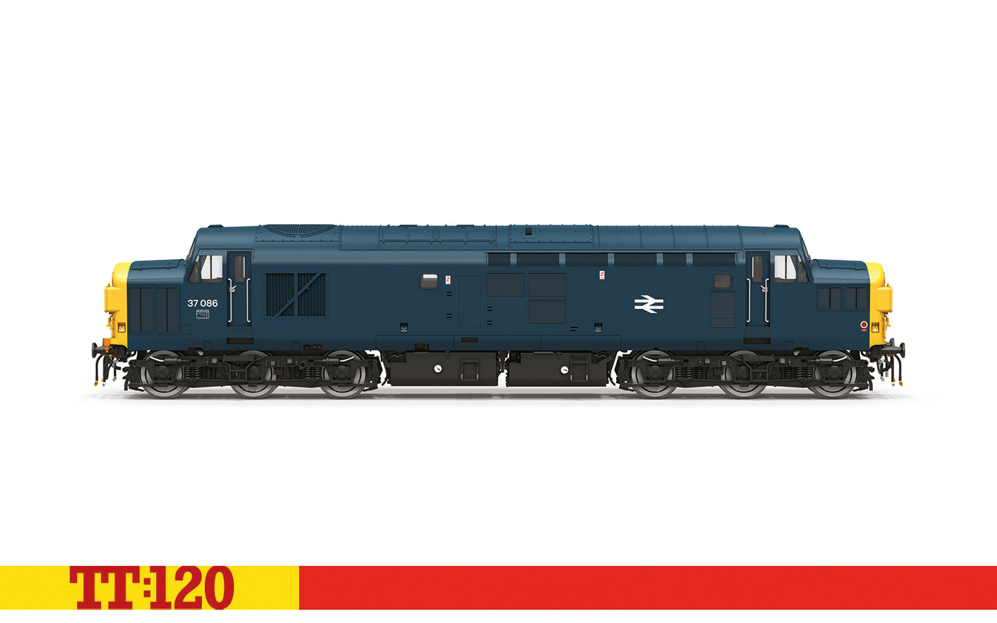 Hornby TT:120 Class 37 37086 BR blue