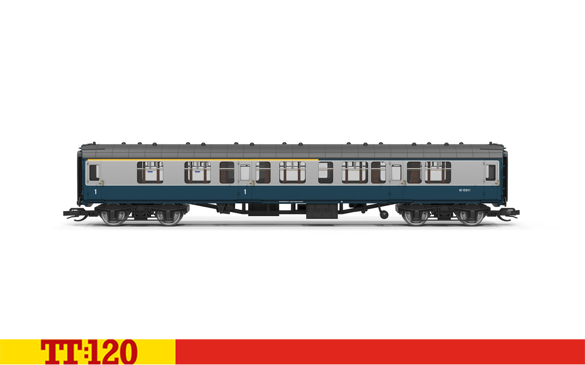 Hornby TT:120 BR Mk 1 Corridor Composite W15811