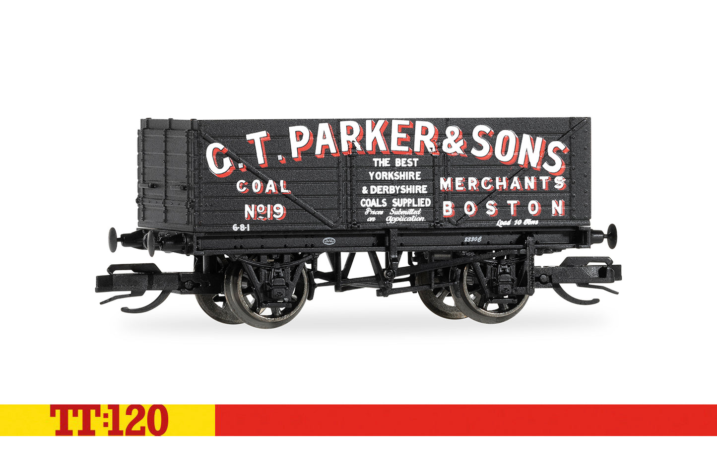 Hornby TT:120 GT Parker & Sons 7 plank wagon